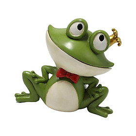 Garden Frog Figurines Outdoor Decoration for Home Desktop Fairy Garden
