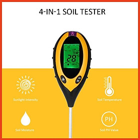 Mua Máy đo độ pH đất  độ ẩm  ánh sáng  nhiệt độ  dụng cụ đo pH 4 in 1