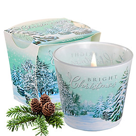 Mua Ly nến thơm tinh dầu Bartek Bright Christmas 115g QT028492 - tuyết  thông tươi (giao mẫu ngẫu nhiên)
