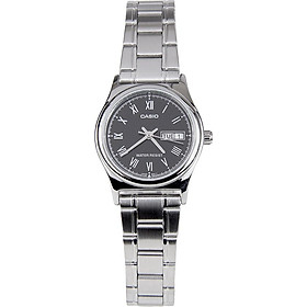 Đồng Hồ Nữ Dây Thép Casio LTP-V006D-1BUDF (24mm) - Bạc