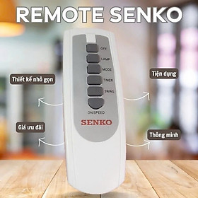Remote Quạt Senko Điều Khiển (Tất Cả Các Loại như TR1683, DR1608, TR1628, DH1600) Hàng Chính Hãng Không Kèm Pin ĐỒ CHƠI CÔNG NGHỆ THIẾT BỊ SỐ VÀ PHỤ KIỆN SỐ KHÁC