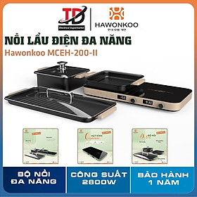 Mua Bếp Từ Đôi Đăng Năng Hawonkoo MCEH-200-II Tặng Kèm Bộ Nồi Cao Cấp  Công Suất 2800W   Hàng Chính Hãng