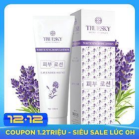 Kem dưỡng trắng da toàn thân Truesky dạng lotion hương nước hoa Pháp 100ml - Whitening Body Lotion