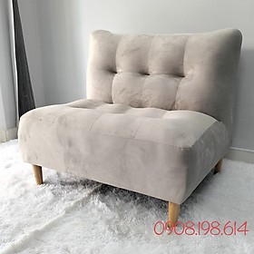 Mua Sofa Tamy - Ghế Sofa Mini Giá Tại Kho - Ghế Phòng Ngủ Nhỏ Xinh Một Người Ngồi Vải Màu Xanh