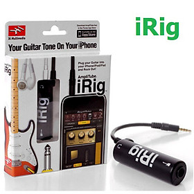 Cáp iRig AmpliTube kết nối đàn Guitar với Điện thoại