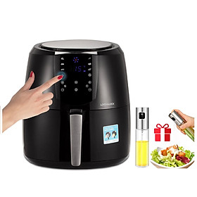 Nồi Chiên Không Dầu Điện Tử Lock&Lock EJF357 (5.2 Lít) Tặng Bình xịt dầu Lock&Lock CKO109 - Hàng Chính Hãng