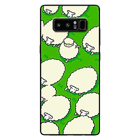 Ốp lưng dành cho Samsung Galaxy Note 8 / Note 9 / Note 10 / Note 10 Plus - Đàn Cừu Vườn Xanh