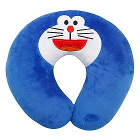 Gối Kê Cổ Du Lịch Văn Phòng Tmark Hình Doraemon - Xanh