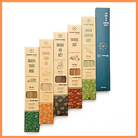Mua Hộp hương nhang 50 cây Dương Minh nhang sạch 100% thành phần tự nhiên các loại nhang Bắc nhang Thảo Mộc nhang Bồ Kết nhang Cam Sả nhang Quế nhang Khuynh Diệp và Trầm Hương