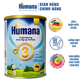 Sữa Humana Gold 3 800 gr: sữa công thức cho bé từ 1-9 tuổi - Humana Vietnam