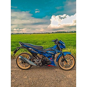 Tem rời satria xanh, tem 3 lớp không bay màu