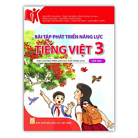 Sách - Bài tập phát triển năng lực Tiếng Việt lớp 3 - tập 2