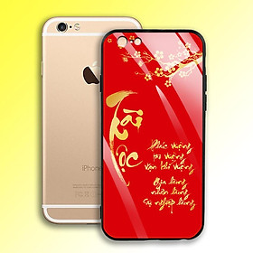 Ốp Lưng Họa Tiết Màu Vàng Ánh Kim cho điện thoại Iphone 6 / 6S - 03001 7995 TAILOC04 - Tài Lộc - Hàng Chính Hãng