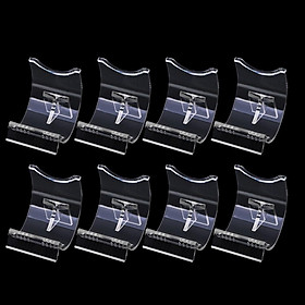 8PCS Lighter Display Stand Clear Acrylic Holder Bracket for Lighter Parts