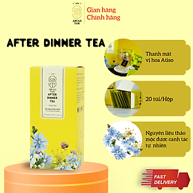 Trà buổi tối After Dinner Tea | 100% thảo dược tự nhiên Diếp xoắn, Tiểu Hồi, Đinh Lăng, Kim ngân hoa, cam thảo | Dễ tiêu, nhẹ bụng, thư giãn nhẹ nhàng sau bữa ăn tối Hộp 20 túi
