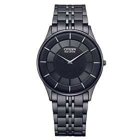 Đồng Hồ Nam Citizen Siêu Mỏng Dây Thép Không Gỉ AR3017-58E - Mặt Đen (Sapphire)
