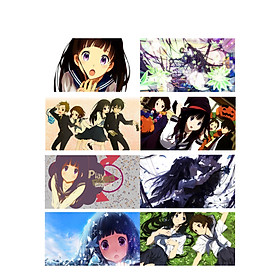 Poster 8 tấm A4 HYOUKA KEM ĐÁ anime tranh treo album ảnh in hình đẹp (MẪU GIAO NGẪU NHIÊN)