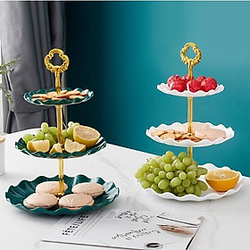 Mua Khay đựng bánh kẹo  hoa quả  mứt tết 3 tầng hàng loại 1 cao cấp với thiết kế theo phong cánh Châu Âu sang trọng