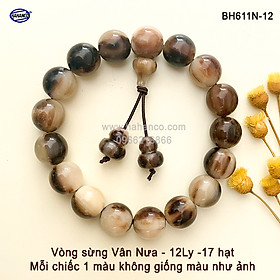 Vòng Sừng Bò Châu Phi vân nưa đuôi Hồ Lô (BH611N) Mang Đến May Mắn Cho Bạn và Gia Đình - Bracelet of HAHANCO