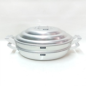 Mua BỘ XỬNG HẤP NHÔM SIZE 30CM TẶNG KÈM VĨ LÓT XÔI.