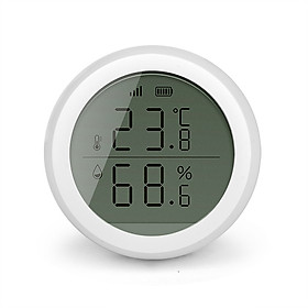 Tuya Smart Zigbee Temperature Humidity Sensor with LCD Screen High Accuracy T&H Sensor Work with Gateway Hub Home