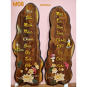 Mua Tranh gỗ nghệ thuật thư pháp chữ CHA MẸ