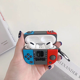 Ốp Case Silicon cho Airpods Pro 2/ Airpods 3/ Airpods 1/ 2 và Airpods Pro Hình Máy Game Switch_ Hàng Chính Hãng