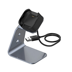 Charger Stand Compatible with Fitbit versa/Fitbit versa lite/Fitbit versa SE USB Charging Dock Fitness Smartwatch