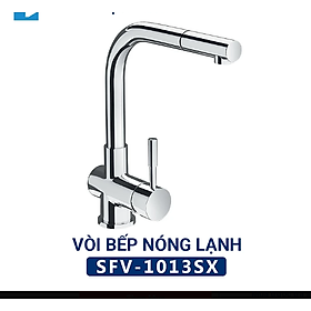 Vòi Rửa Bát Inax SFV-1013SX Nóng Lạnh rút dây cao cấp - Hàng chính hãng