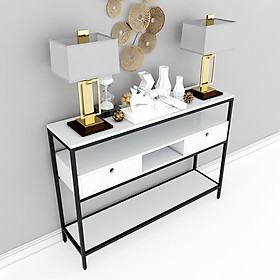 Mua Bàn console  bàn trang trí 3 tầng có ngăn kéo Juno sofa CSTCT015 120x30x89 cm