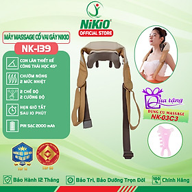 Máy massage cổ vai gáy Nikio NK-139 - Công nghệ xoa bóp kết hợp nhiệt nóng, mát xa chuyên sâu