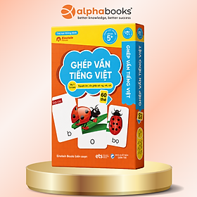 Flashcard Ghép Vần Tiếng Việt - Cơ Bản - 60 Thẻ - Alpha Books
