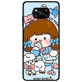 Ốp lưng dành cho Xiaomi Poco X3 mẫu Búp Bê Cừu