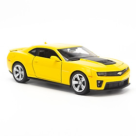 Mô hình xe Chevrolet Camaro ZL1 Yellow 1:24 Welly - 24085W