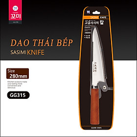 Mua  HÀNG CHÍNH HÃNG  Dao thái Sasimi GGOMi Hàn Quốc GG315 dài 28cm  lưỡi 26cm bằng thép không gỉ  cắt  thái  lọc vảy cá