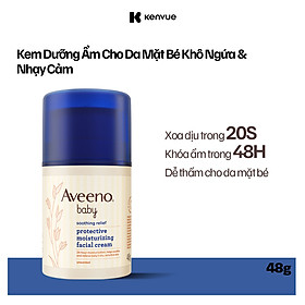 Kem dưỡng ẩm mặt làm dịu da nhạy cảm, khô ngứa Aveeno Baby Soothing Relief 48g