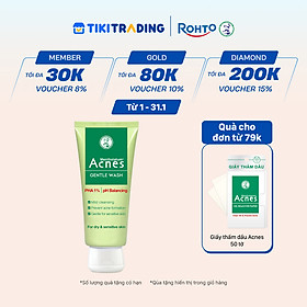 Sữa rửa mặt ngăn ngừa mụn dạng gel Acnes Gentle Wash 100g