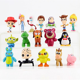 Bộ 17 Mô Hình Nhân Vật Hoạt Hình Toy Story
