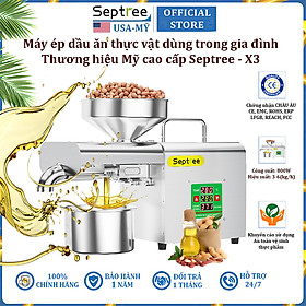 Mua Máy ép dầu ăn thực vật dùng trong gia đình thương hiệu Septree X3 - Công suất 800W - Hàng chính hãng (BH 12 THÁNG)