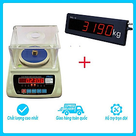 Mua Bộ sản phẩm cân điện tử kỹ thuật 2 số lẻ AND FRH mức cân tối đa 600g  độ chia 0.01g kết nối với màn hình hiển thị phụ