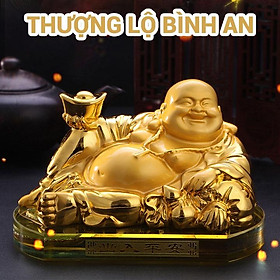 Tượng Phật Di Lặc phong thủy để xe ô tô an lạc vui vẻ may mắn