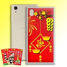 Ốp lưng dẻo cho điện thoại Sony Xperia XA1 Plus - 01156 7969 LOC02 - Tặng bao lì xì Chúc Mừng Năm Mới - Hàng Chính Hãng