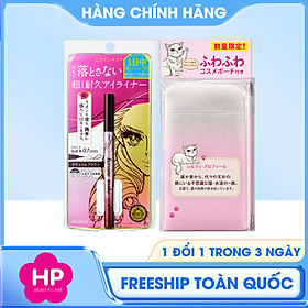 Bút Kẻ Mắt Nước Kissme Heroine Make Prime Liquid Eyeliner Rich Keep 01 Đen Tuyền (Tặng Kèm Túi Lông)