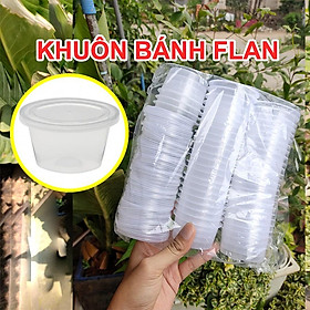 Mua Hũ Làm Caramen  Hũ Bánh Flan  Khuôn Làm Bánh Flan Có Nắp Bằng Nhựa 100% PP. Nhựa HuySun