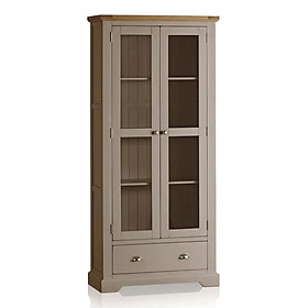 Mua Tủ Trưng Bày 2 Cánh Kính St.Ives Gỗ Sồi Ibie LSD2STIO - Xám (90 x 42 cm)