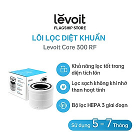 Lõi Lọc Diệt Khuẩn Cho Máy Lọc Không Khí Levoit Core 300/300S RF | Bộ Lọc HEPA 3 Lớp | Hàng Chính Hãng