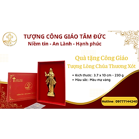 Mua Tượng Lòng Chúa Thương Xót cao 10cm - Quà tặng Công Giáo - Tượng Công giáo Tâm Đức