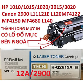 Hộp mực 12A Canon 2900 hàng nhập khẩu Hộp mực dành cho máy in Canon LBP 2900/3000 HP Laser Jet 1010/1015/1020/3015/3020/3030/3050