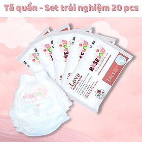 SET BỈM QUẦN DÙNG THỬ SET 20 MIẾNG M L XL XXL XXXL