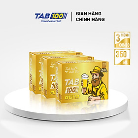 Combo 3 thùng bia TAB GOLD 24 lon 330ml